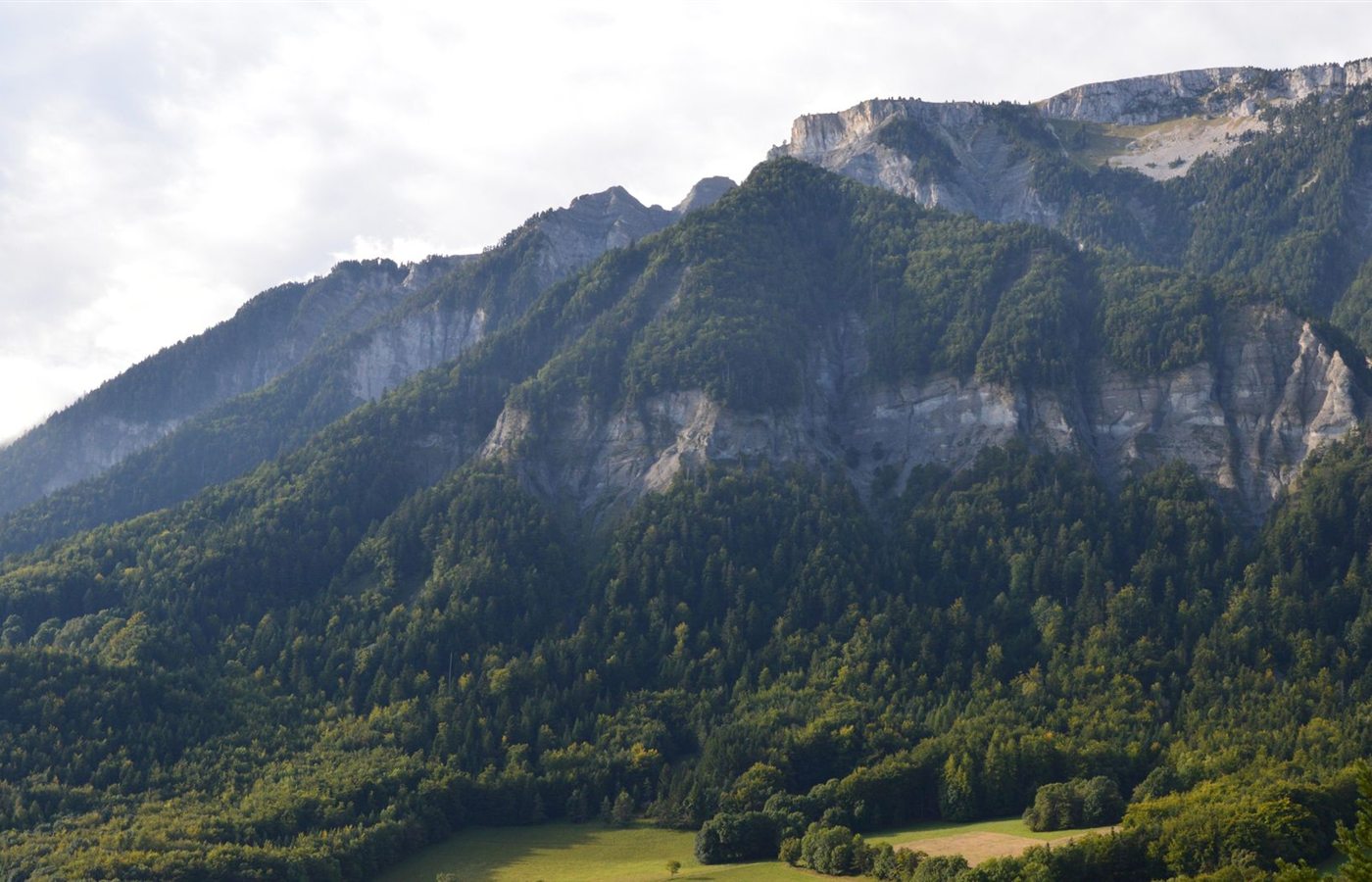 Breathtaking view of Chichilianne mountains, Auvergne-Rhône-Alpes.